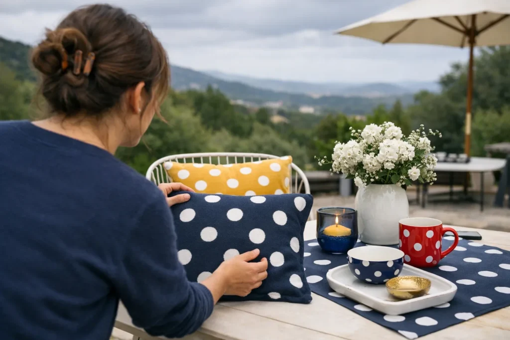 Le chic intemporel des pois : des pièces maîtresses pour sublimer votre intérieur