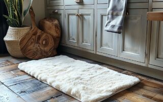 Un confort absolu avec les tapis de cuisine en coton : l’option douce pour votre maison