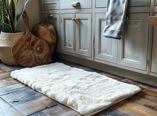 Un confort absolu avec les tapis de cuisine en coton : l’option douce pour votre maison