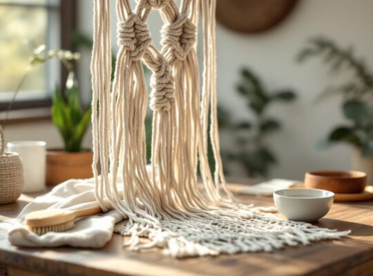 Comment nettoyer et entretenir ses créations en macramé sans les abîmer ?