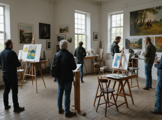 Où voir de l’art aujourd’hui : galeries – fresques – ateliers ouverts