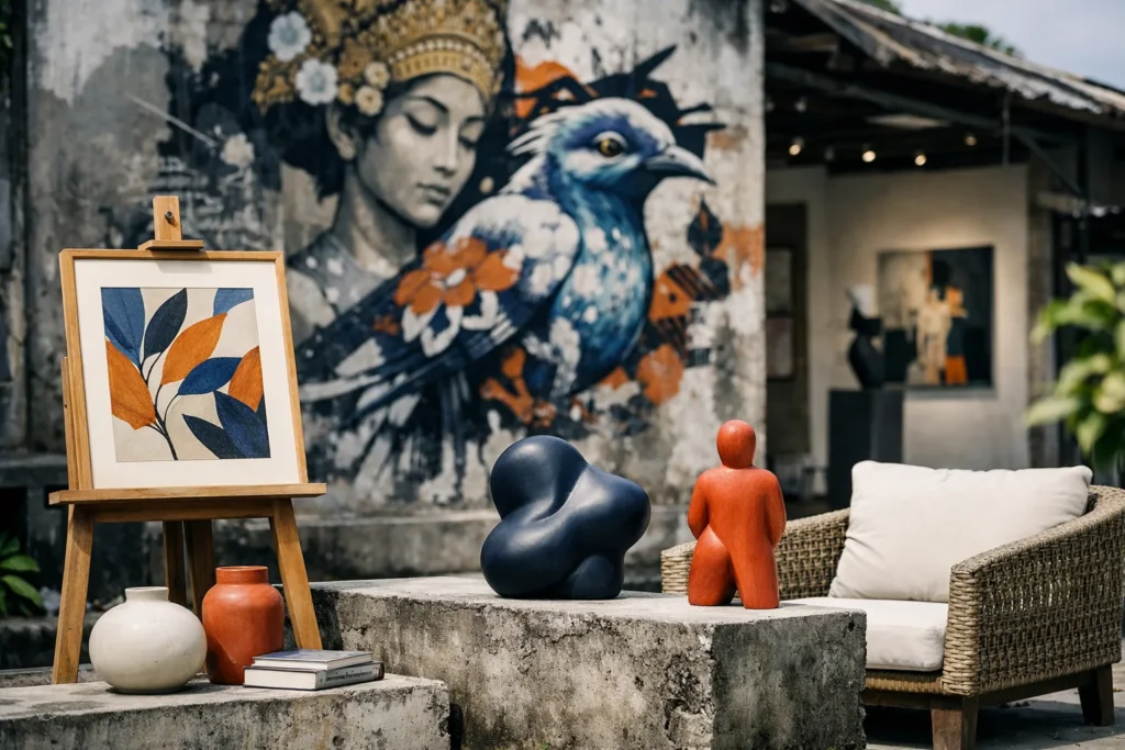 Galeries – résidences et street art : scène créative à Denpasar