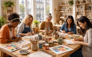 Ateliers créatifs pour mamans artistes dans les centres culturels de Paris