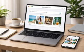 InstaCarousel facilite la création de carrousels Instagram à partir d’une URL