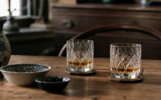 Créer une ambiance rétro avec des verres à whisky et une vaisselle pleine de caractère